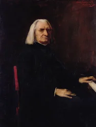 Portret van Franz Liszt (1811-86) 1886